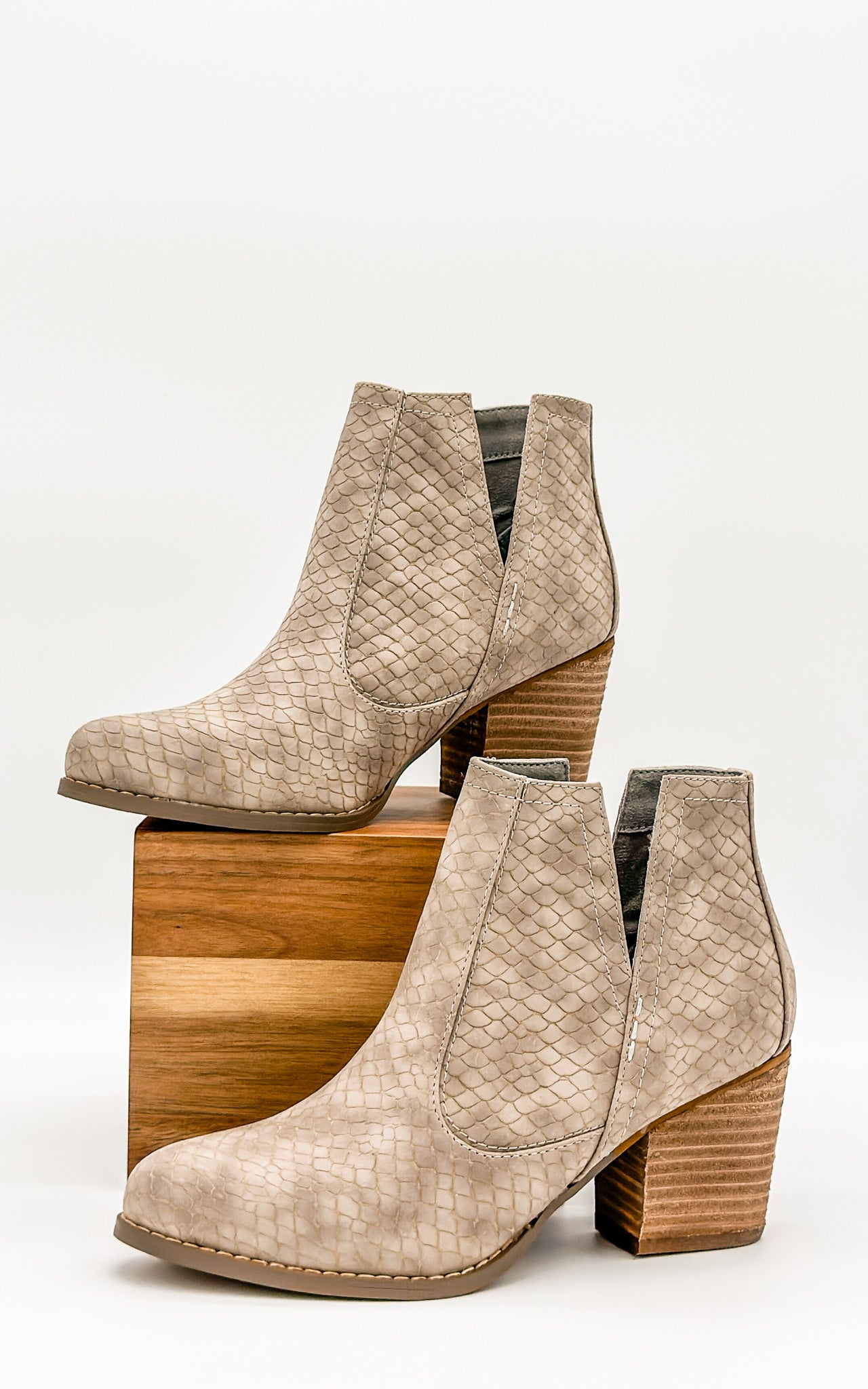 Tarim Bootie in Taupe Ave Shops