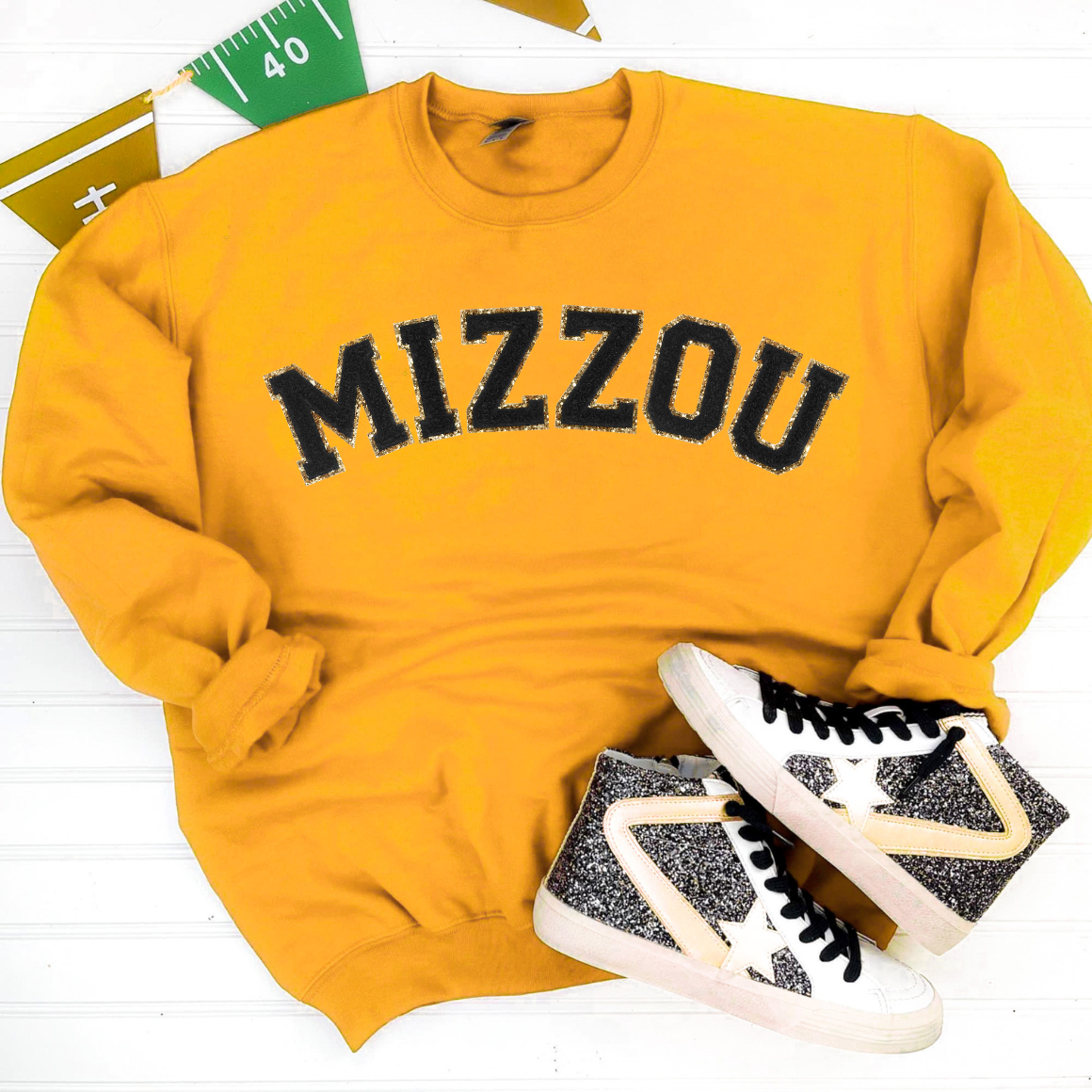 Game Day Patch Sweatshirt Ave Shops