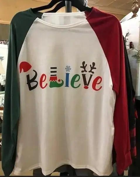 Believe long sleeve shirt The Magnolia Cottage Boutique