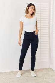 judy blue skinny jeans Garment Dyed Tummy Control Skinny Jeans - The Magnolia Cottage Boutique