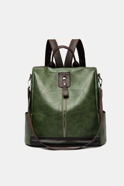 PU Leather Backpack Bag Trendsi