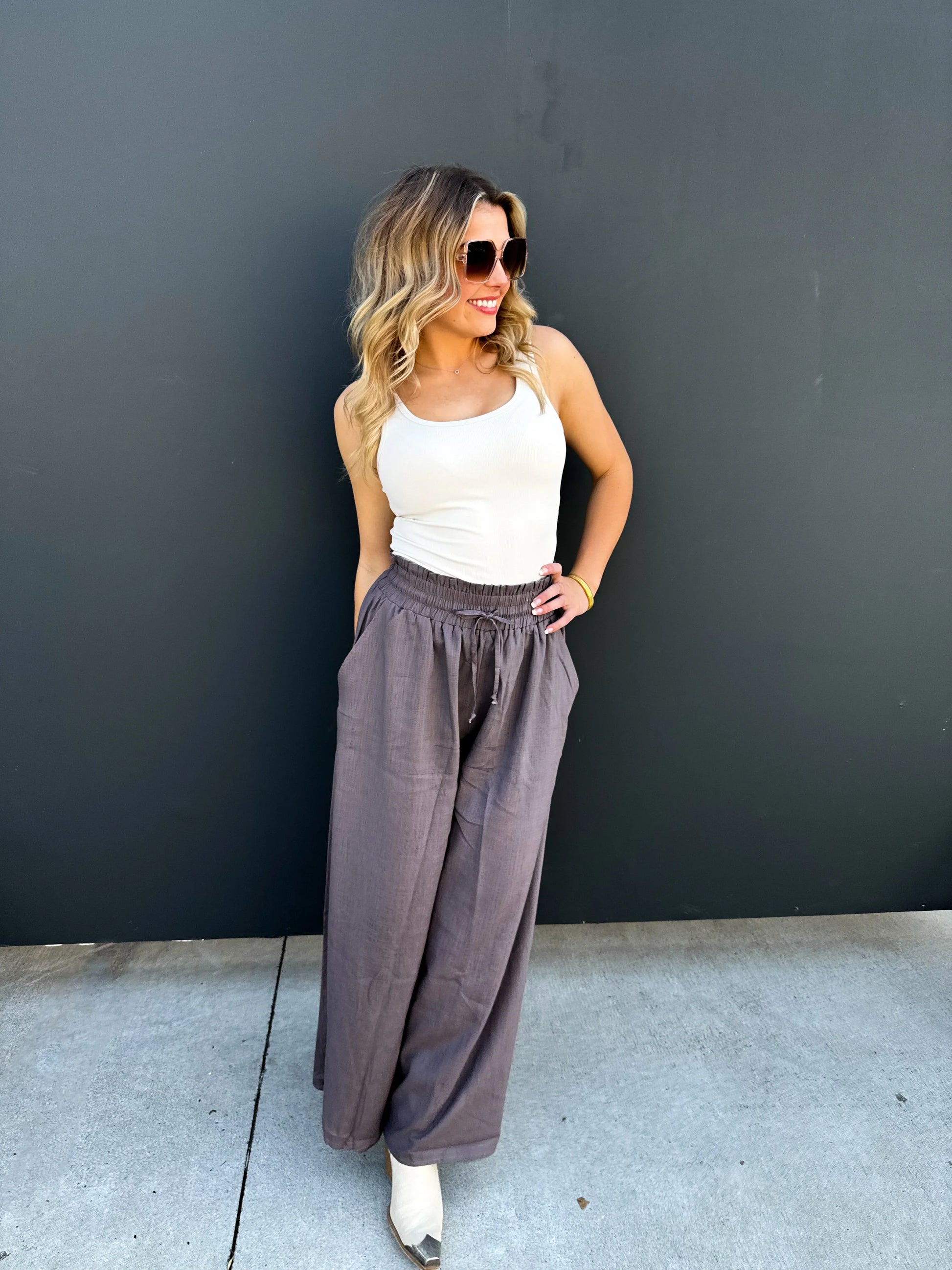 PREORDER: Johanna Linen Pants in Three Colors Ave Shops