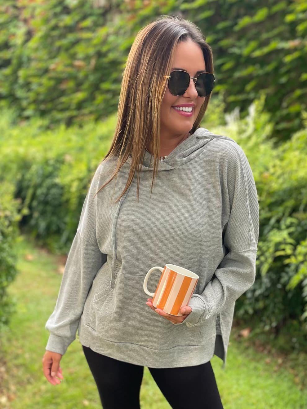 PREORDER: Best Selling Touch Of Fall Thermal Hoodie in Five Colors Ave Shops