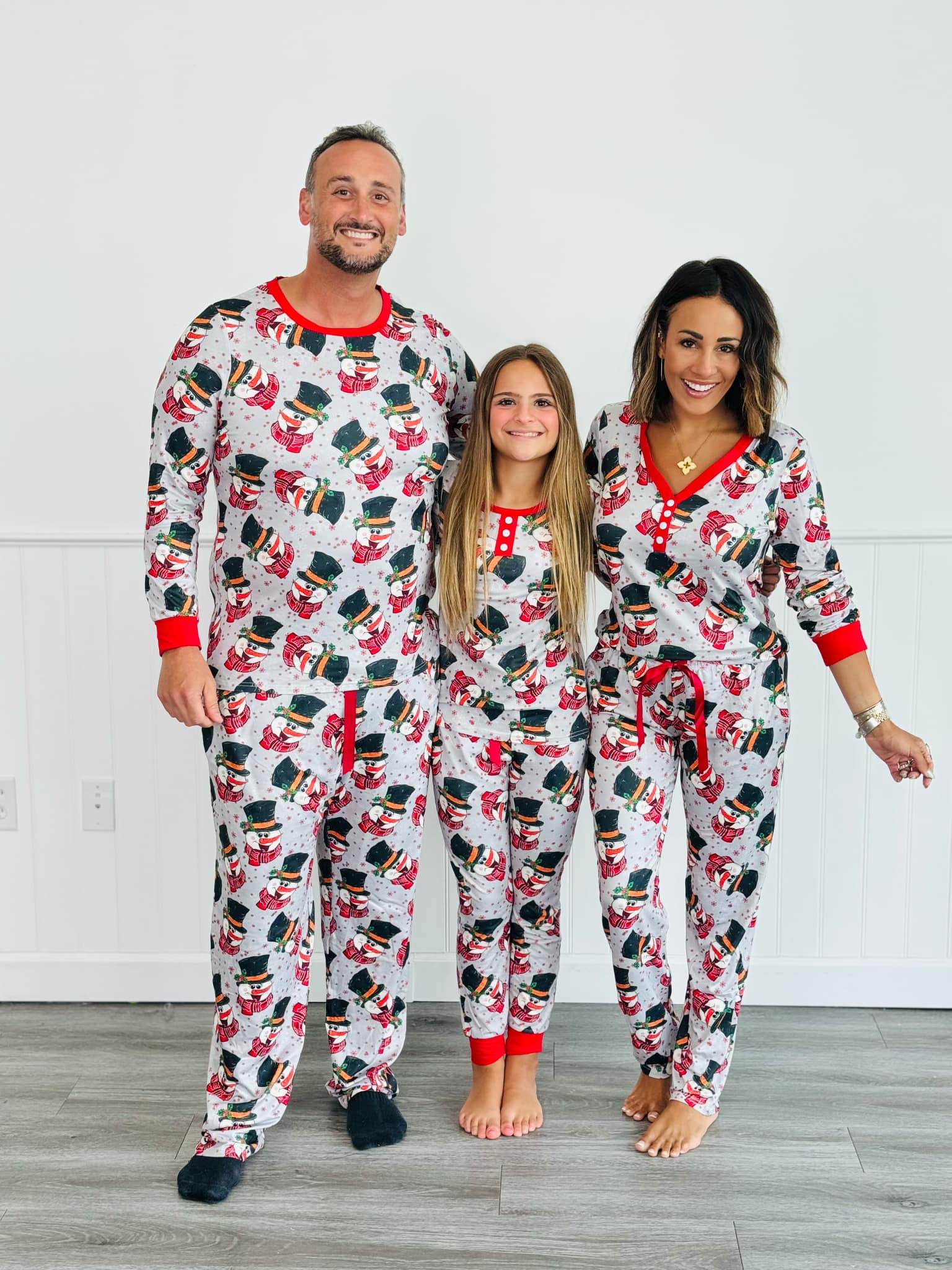 PREORDER: Matching Family Christmas Pajamas in Snowman Ave Shops