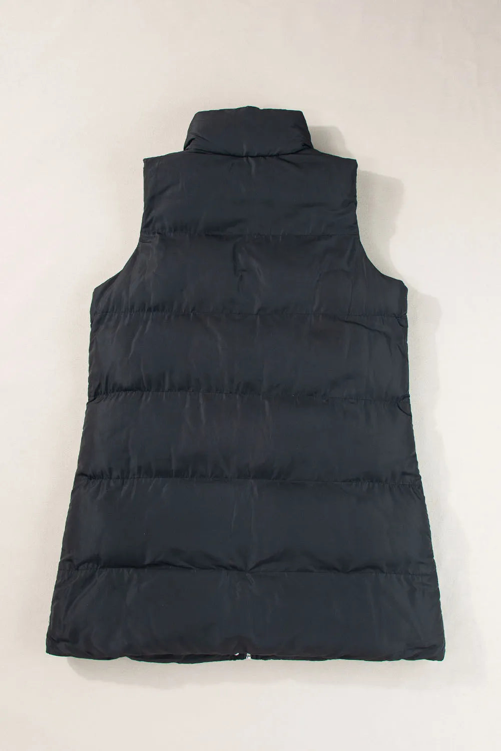 Pocketed Zip Up Vest Coat Trendsi