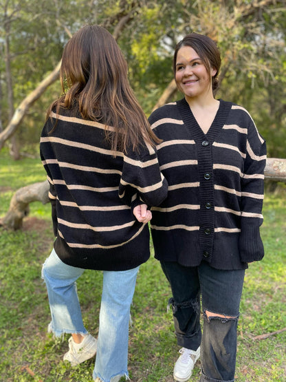 PREORDER: Brooks Striped Cardigan Ave Shops