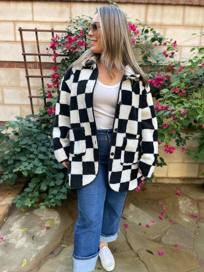 PREORDER: Checkmate Fleece Jacket Ave Shops