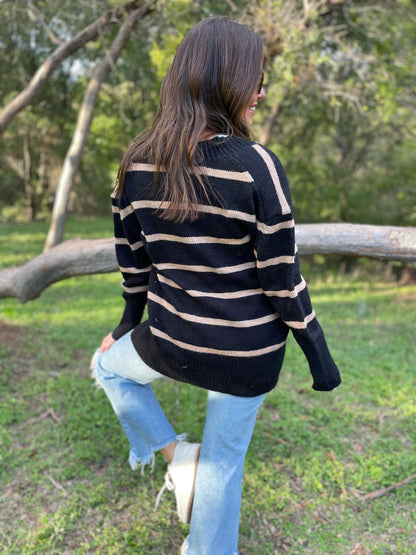 PREORDER: Brooks Striped Cardigan Ave Shops