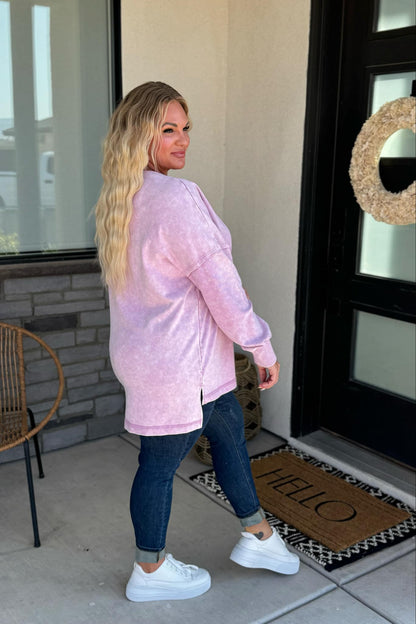 PREORDER: Best Selling Luna Mineral Wash Sweatshirt in Two Colors Ave Shops