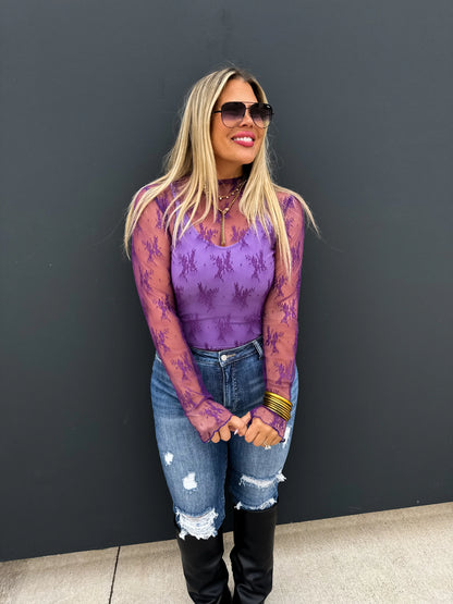 PREORDER: Valentine Roxy Lace Top in Five Colors Ave Shops