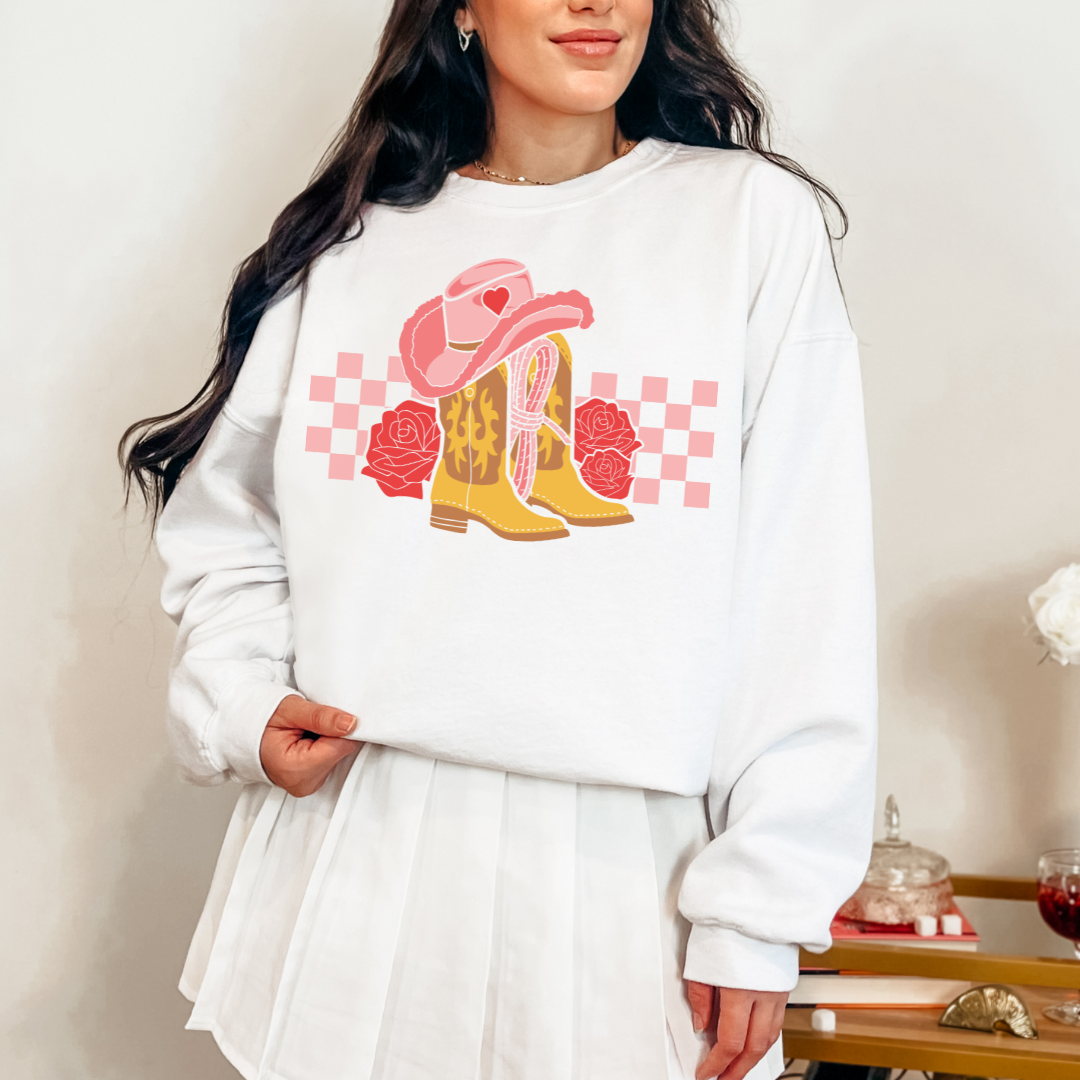 Rodeo Sweetheart Graphic Sweatshirt Ave Shops