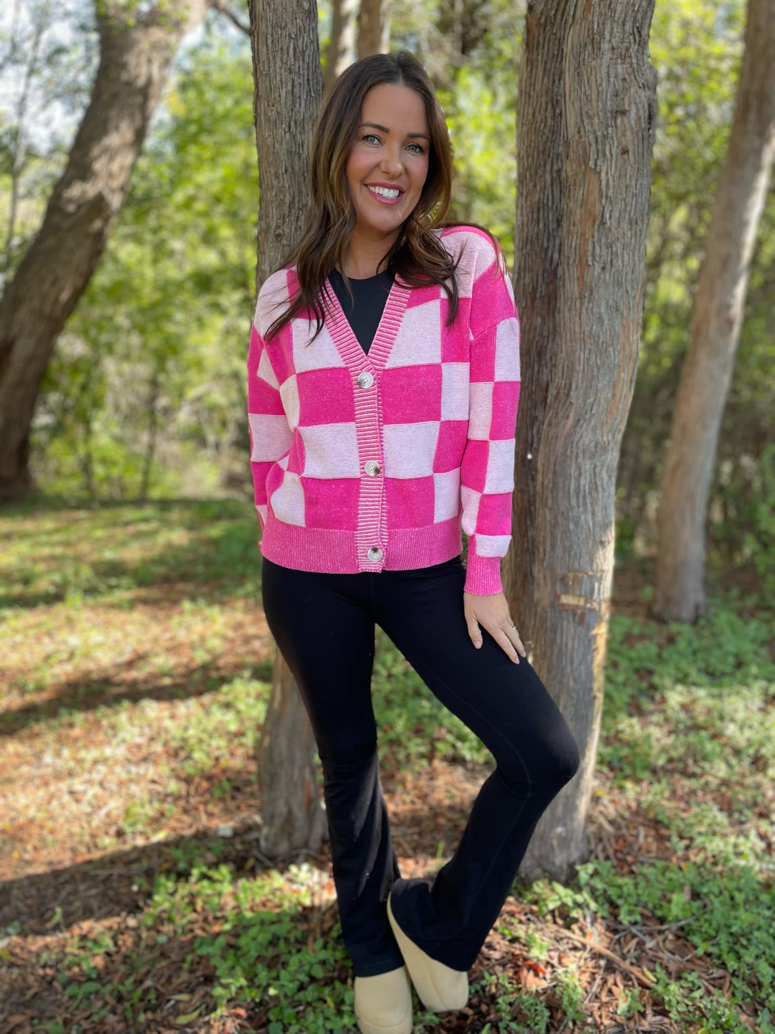 PREORDER: All My Life Checkered Cardigan in Three Colors Ave Shops