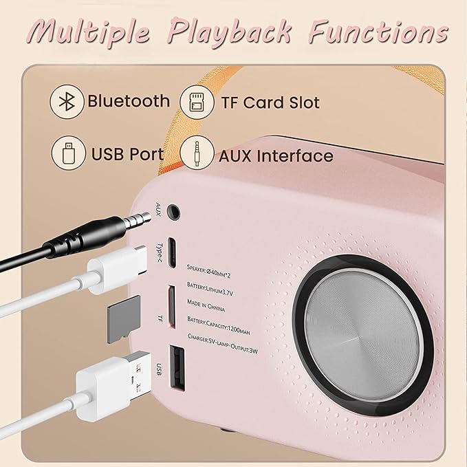 Retro Mini Bluetooth Speaker in Assorted Colors Ave Shops
