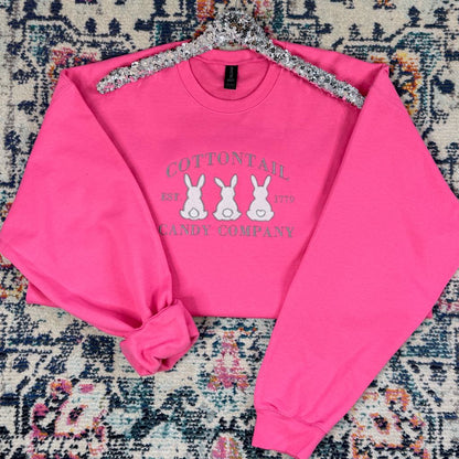 Cottontail Candy Company Embroidered Sweatshirt Ave Shops