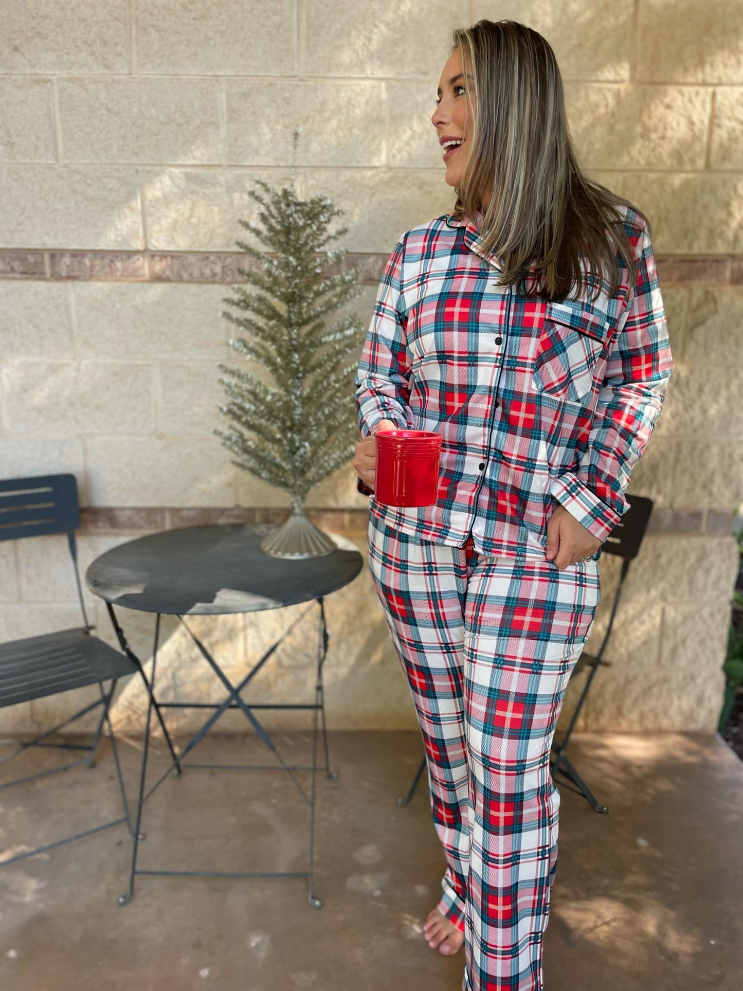 PREORDER: Holiday Plaid Pajama Set Ave Shops
