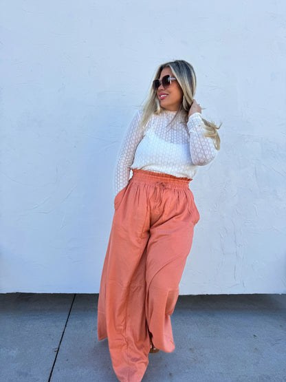 PREORDER: Johanna Linen Pants in Three Colors Ave Shops