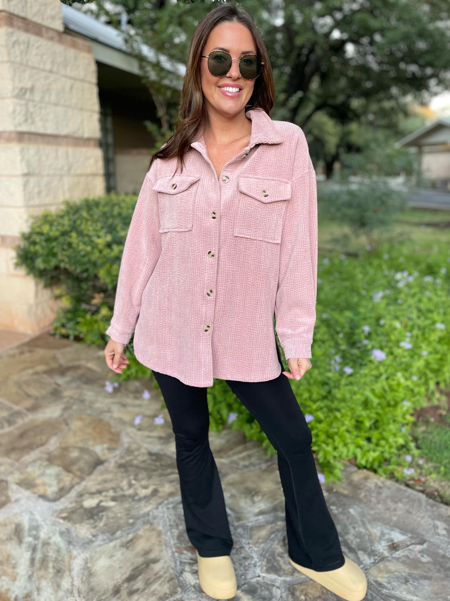 PREORDER: Memphis Corduroy Button Up Shacket in Three Colors Ave Shops
