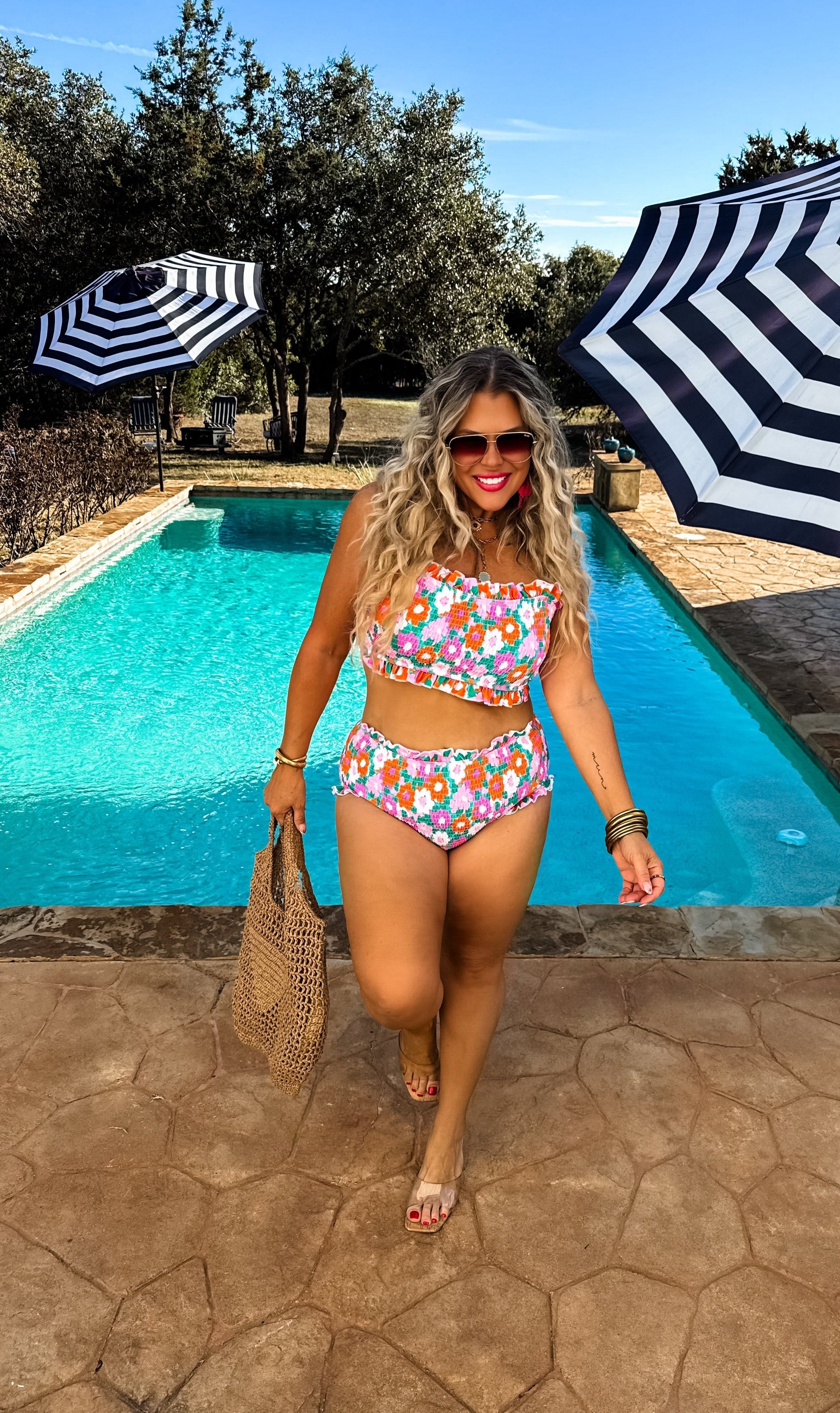 PREORDER: Amalfi Blooms Swim Set Ave Shops