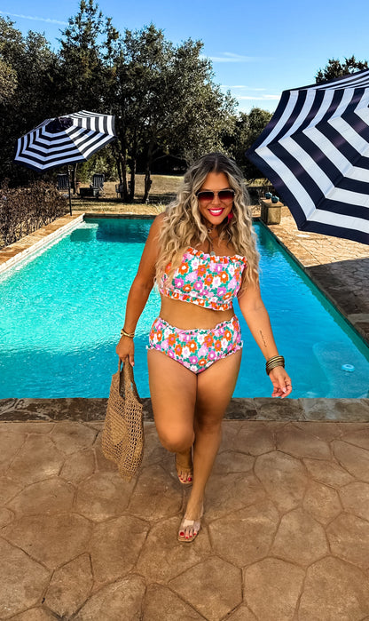 PREORDER: Amalfi Blooms Swim Set Ave Shops