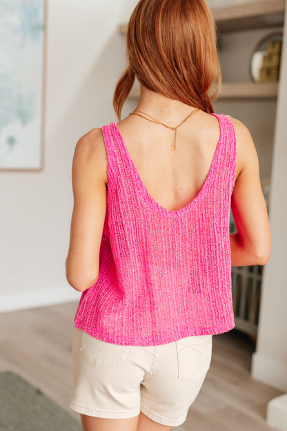 A Major Upgrade Knit V-Neck Tank Ave Shops