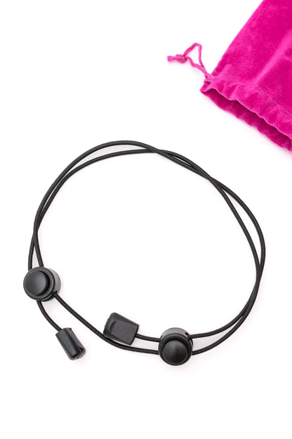 Adjustable Crop Band In Black Ave Shops