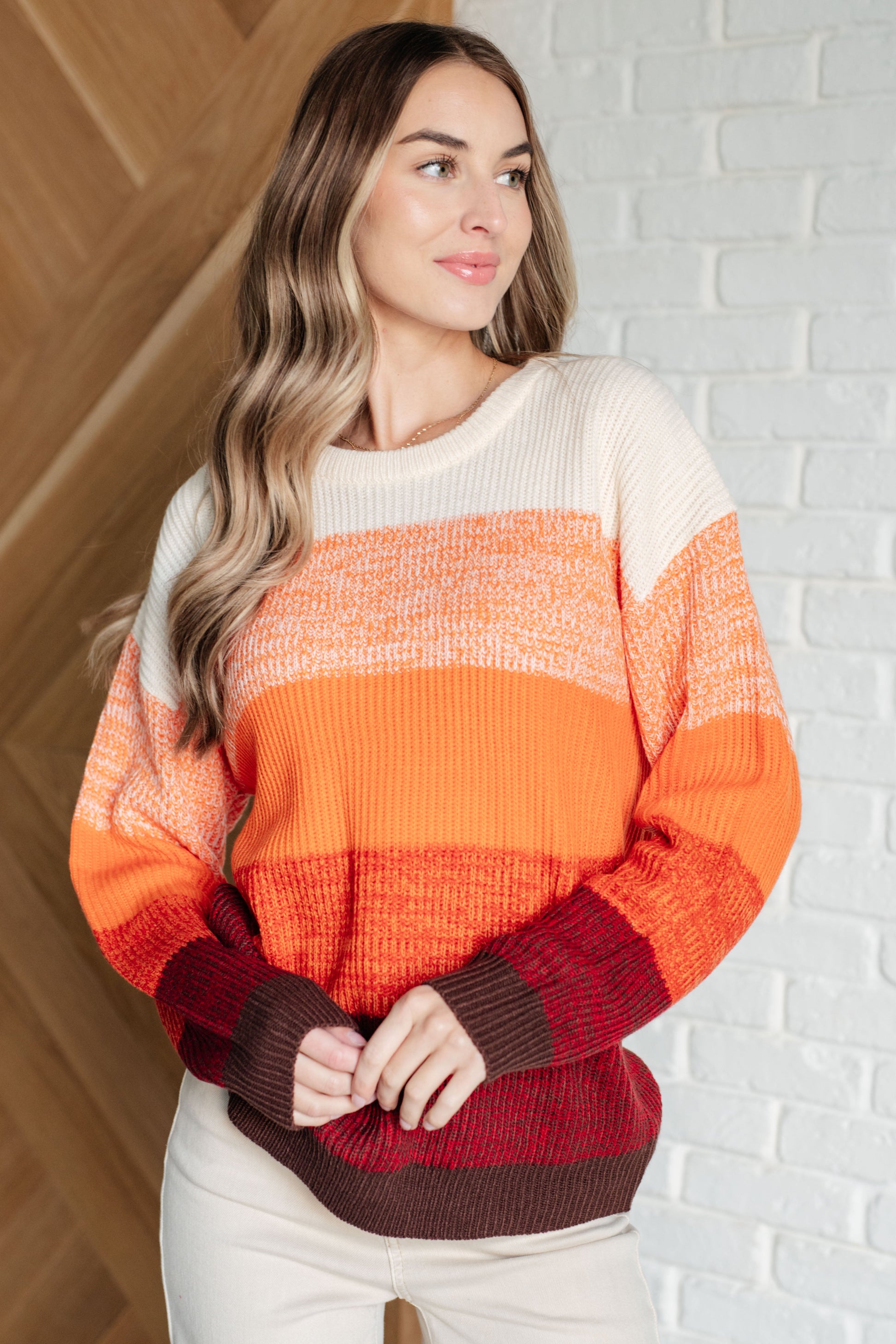 All Too Well Color Block Sweater Ave Shops