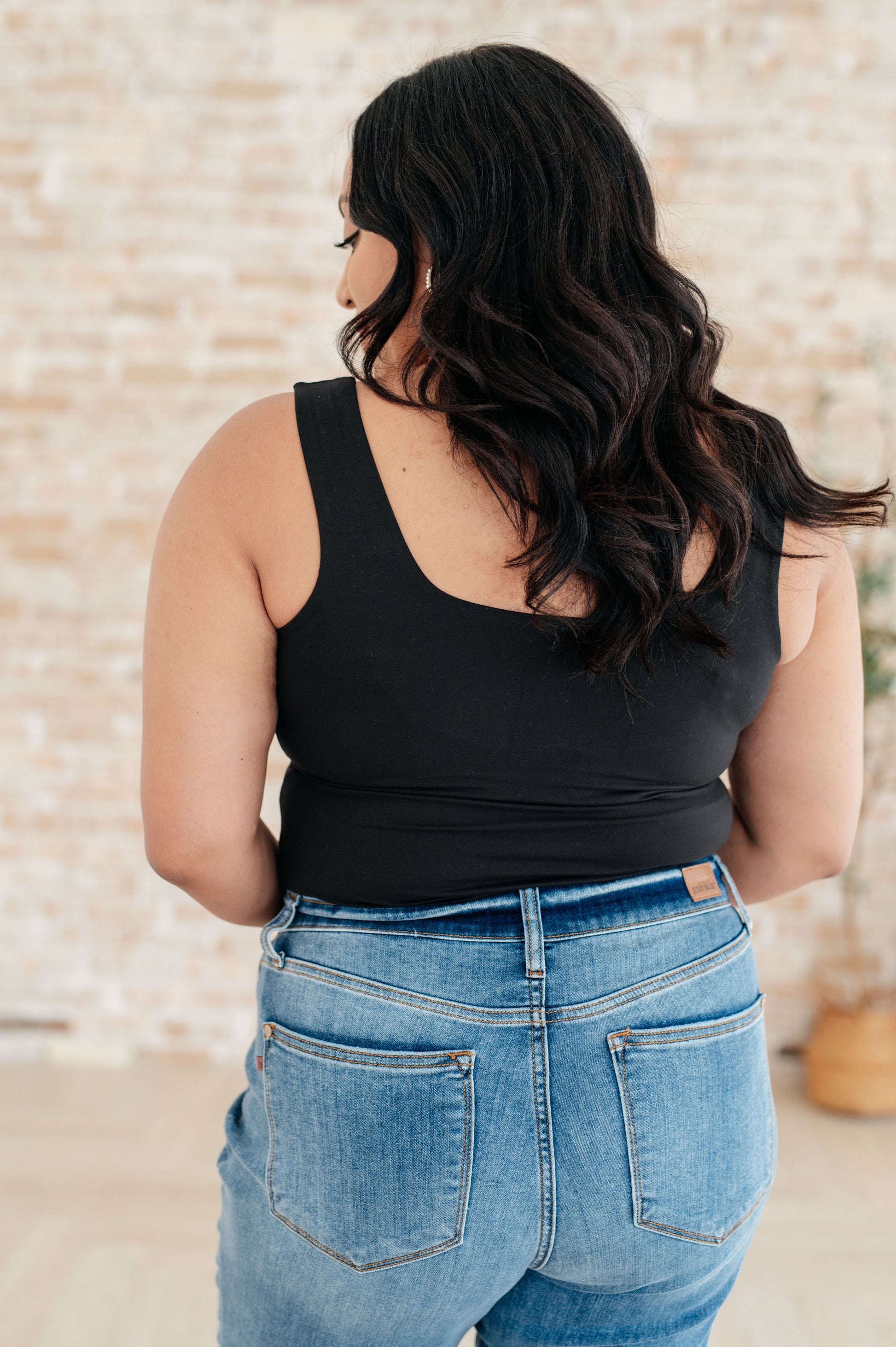 Always Right Square Neck Tank in Black Ave Shops