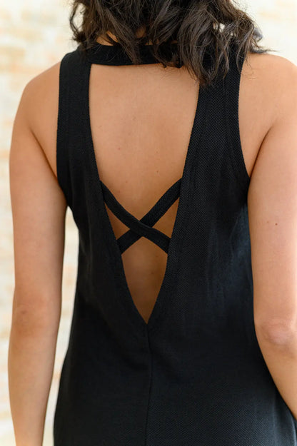 Back it Up Crisscross Cut-Out Back Dress Ave Shops