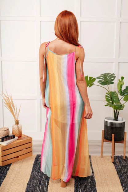 Beyond the Horizon Shoulder Tie Summer Dress Ave Shops