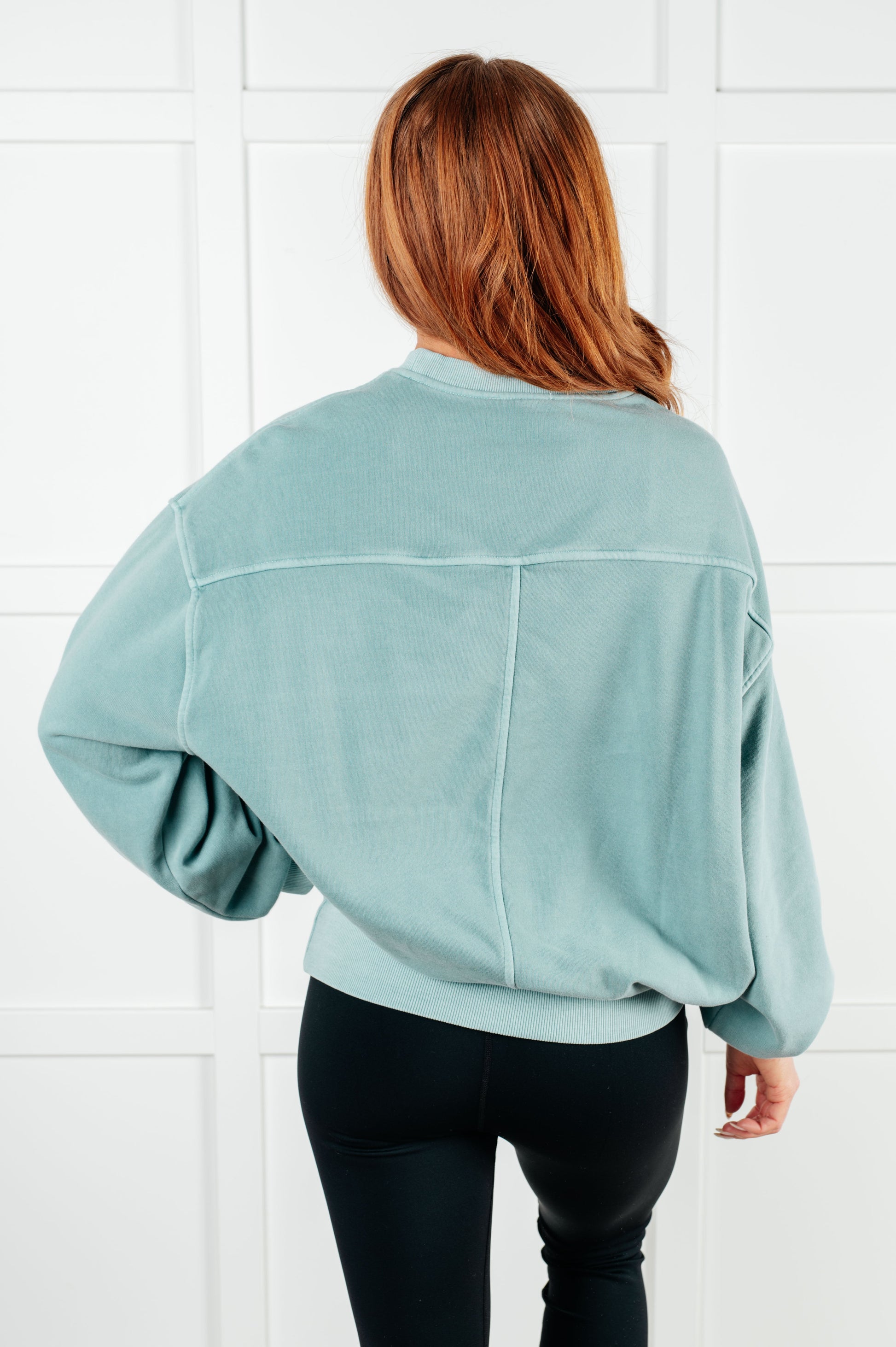 Beyond the Basics Pullover in Blue Grey Ave Shops