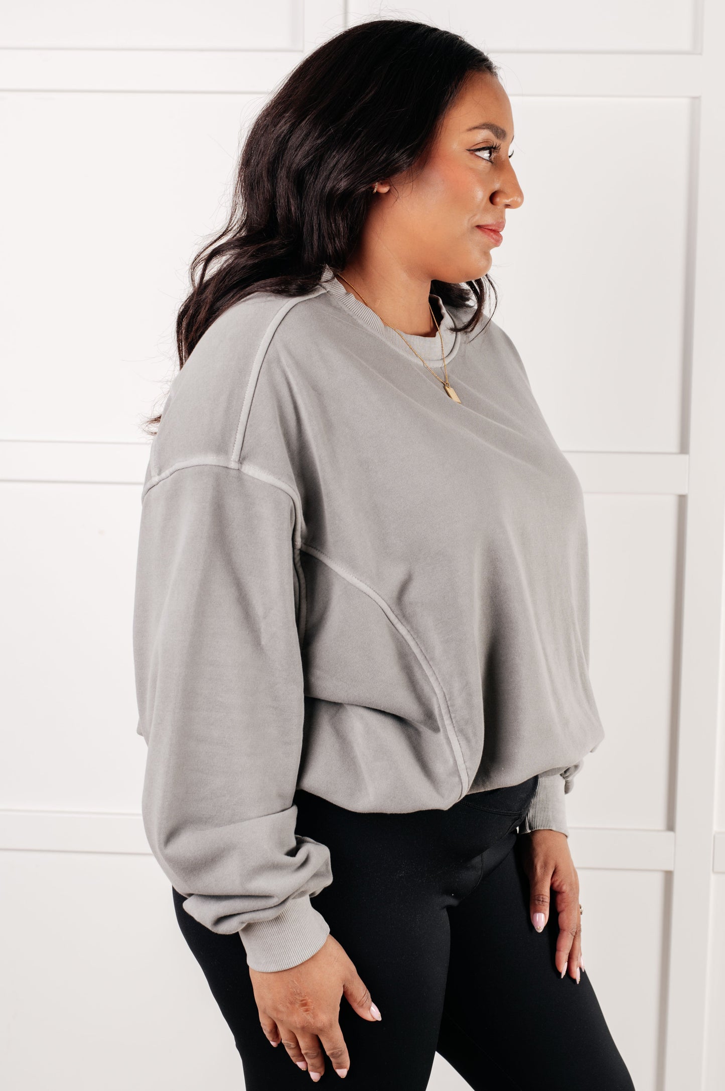 Beyond the Basics Pullover in Sleet Ave Shops