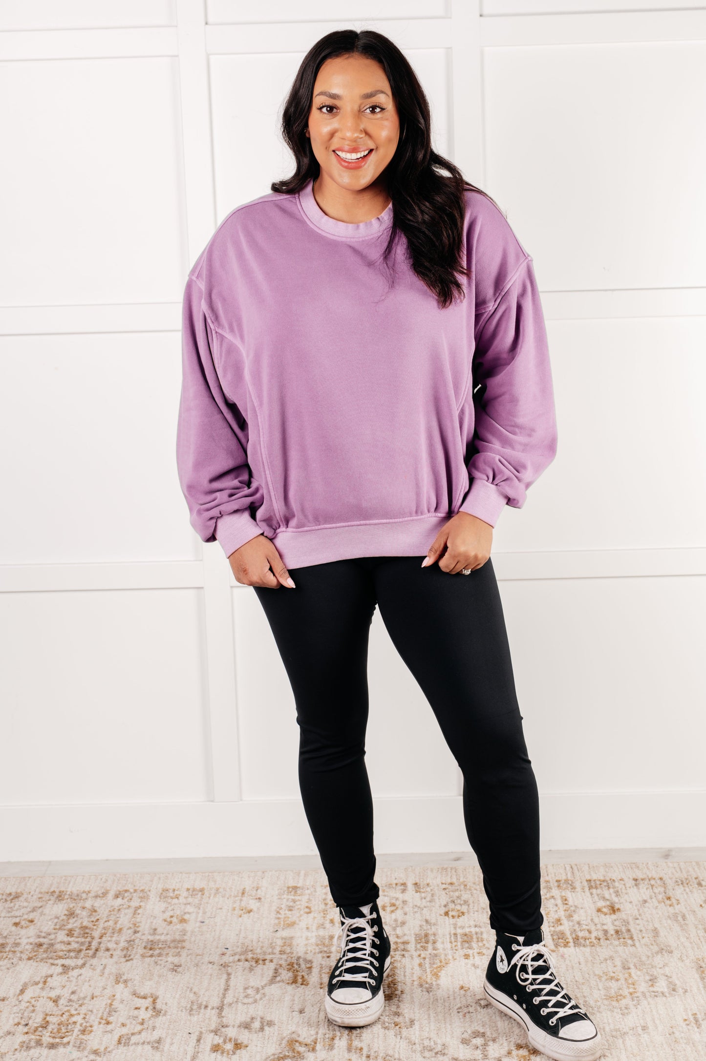 Beyond the Basics Pullover in Violet Ave Shops