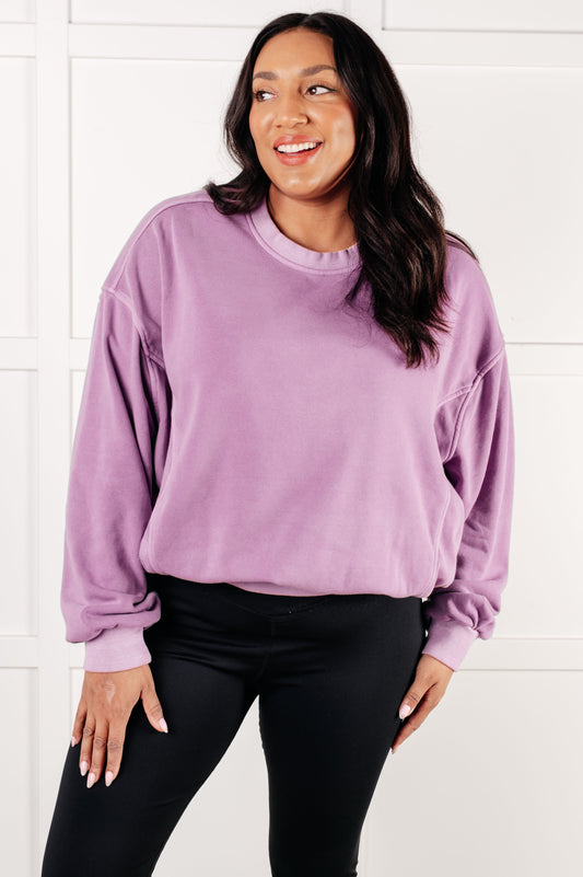 Beyond the Basics Pullover in Violet Ave Shops