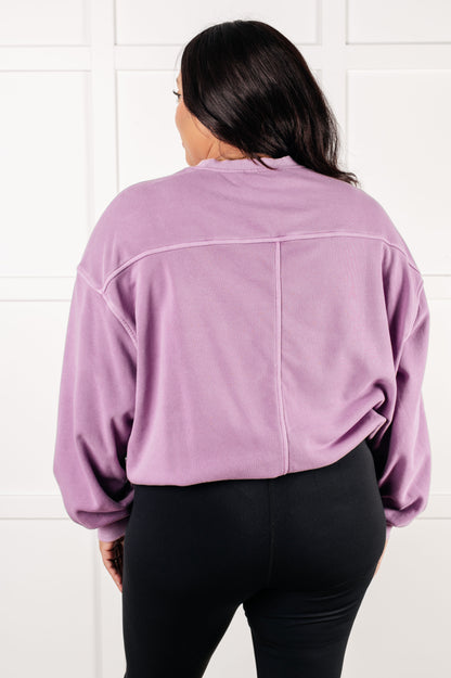 Beyond the Basics Pullover in Violet Ave Shops