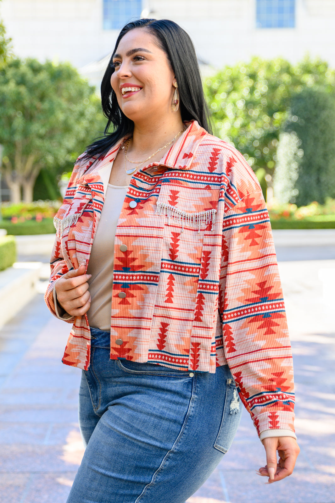 Breaking Free Western Print Jacket Ave Shops