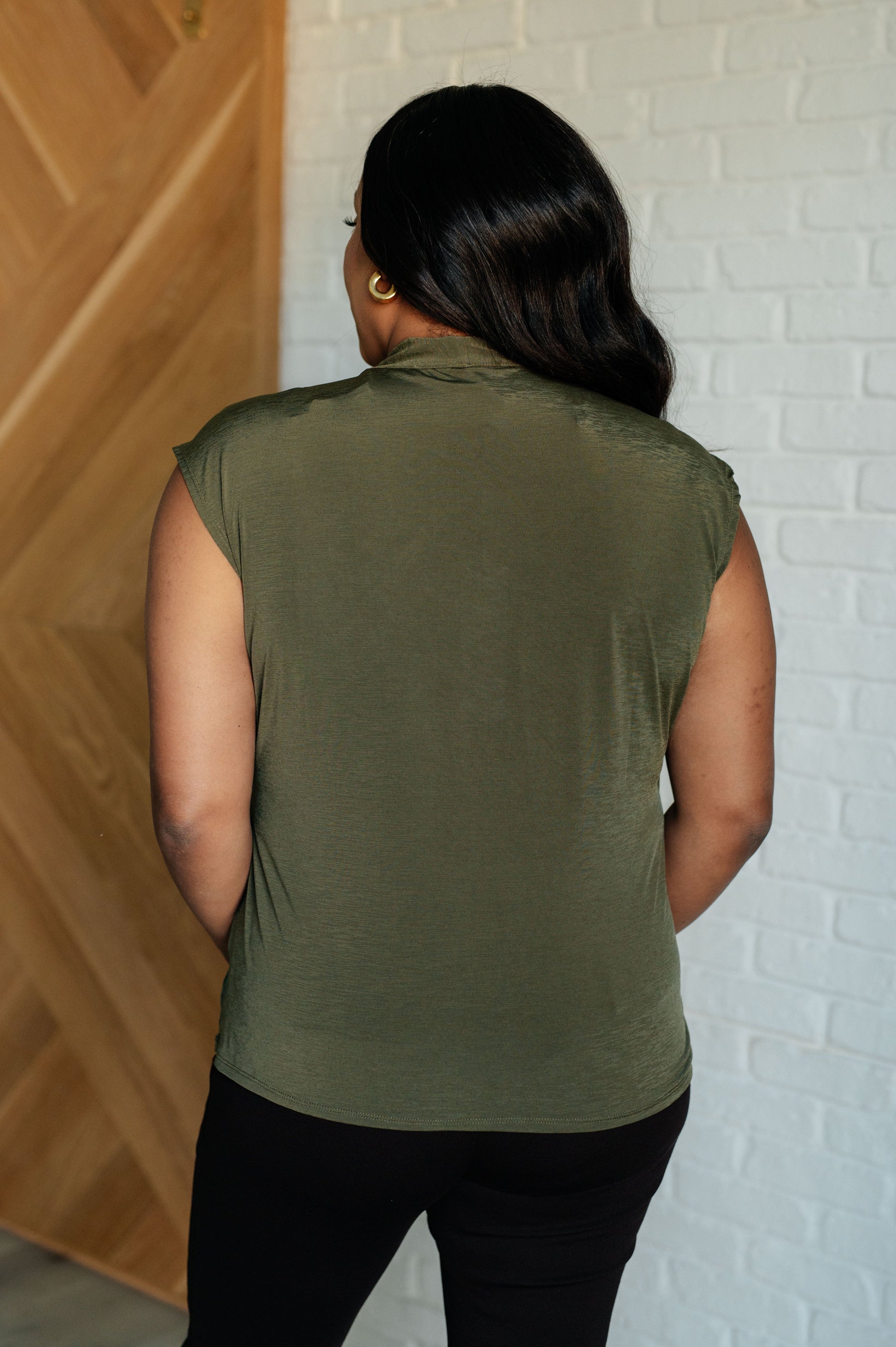 Classic Surplice Front Top in Olive Ave Shops