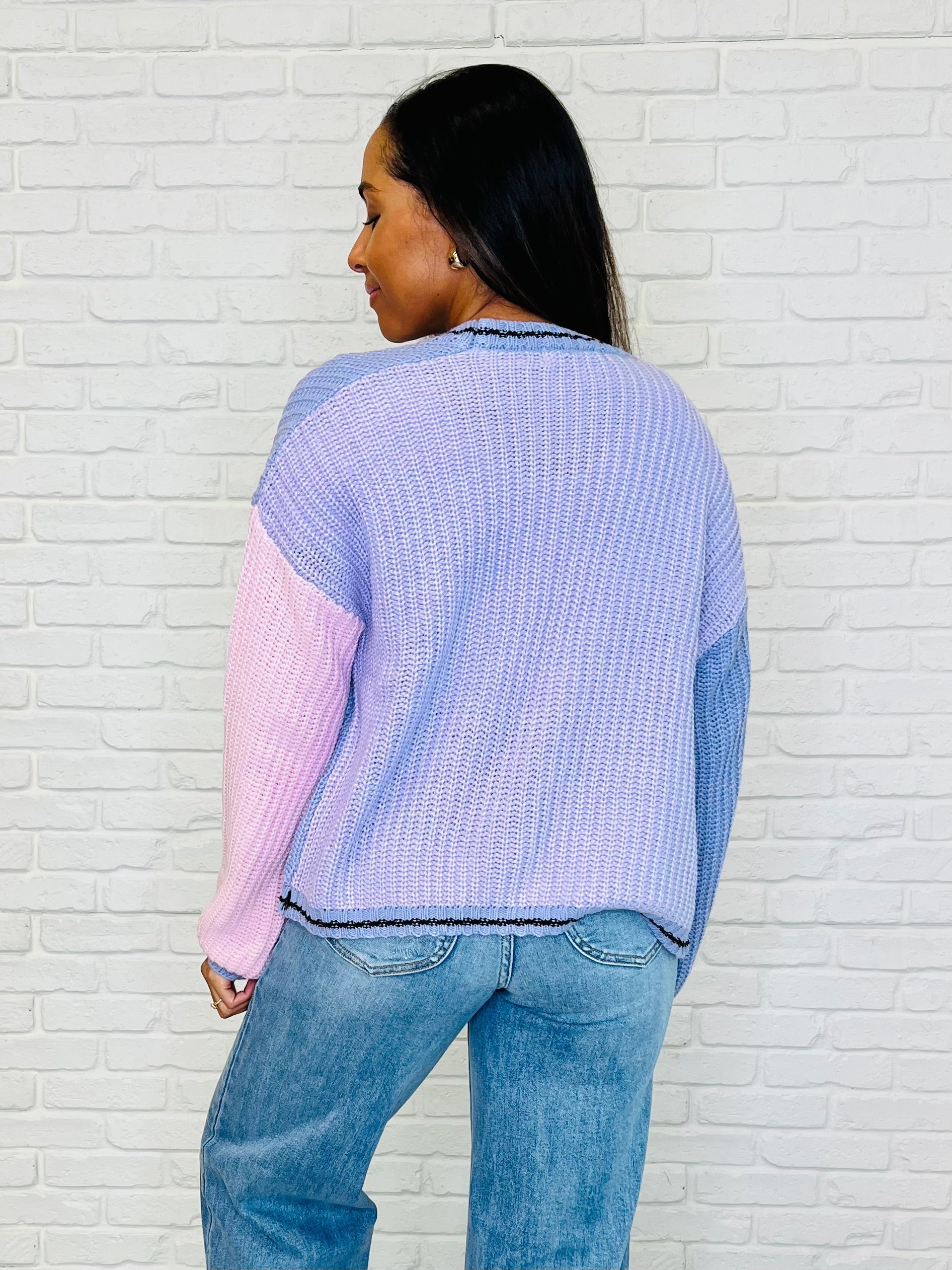 Coffee Date Color Block Cardigan Ave Shops
