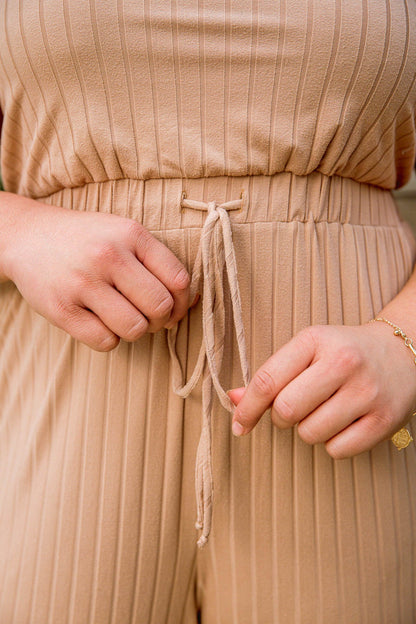 Cruiser Jumpsuit in Tan Ave Shops