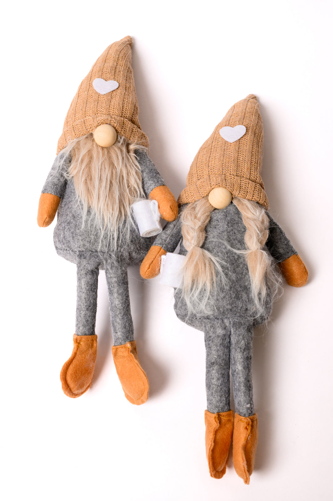 Coffee Lover Gnomes Set of 2 in Beige Ave Shops