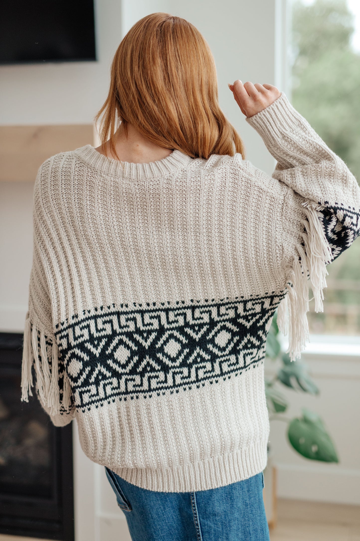 Don't Waver Fringe Detail Sweater Ave Shops