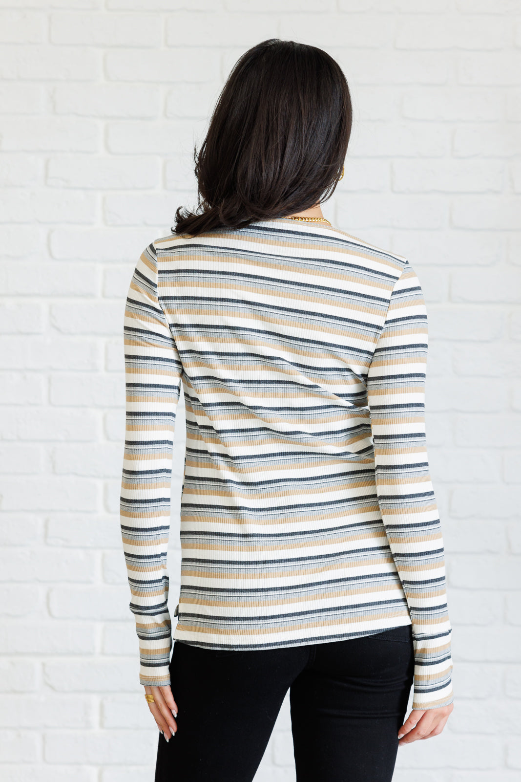 East Coast Breeze Striped Top Ave Shops