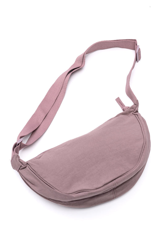 Essentially Everything Round Mini Crossbody Bag in Lavender Ave Shops