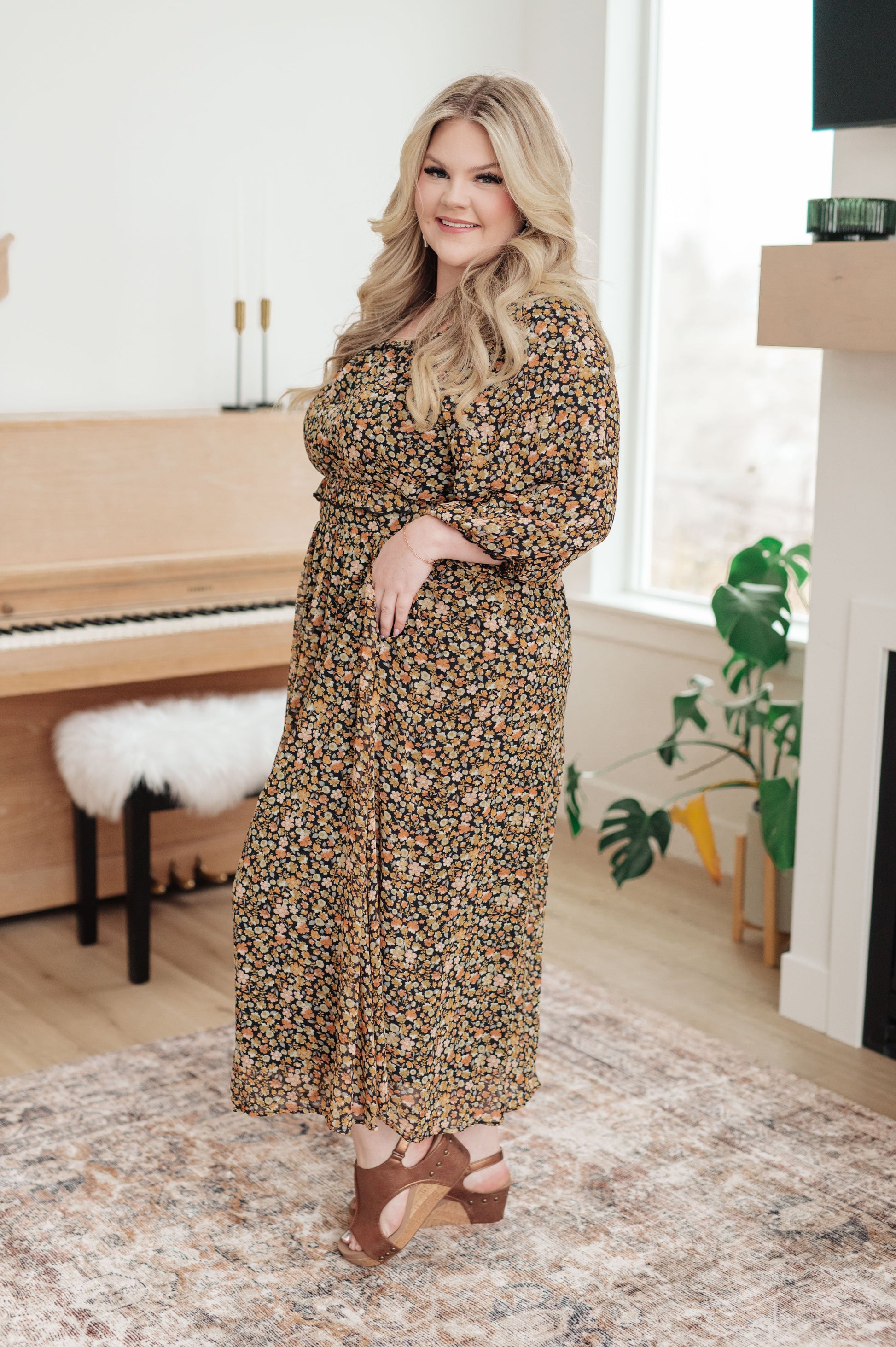 Ever So Briefly Floral Maxi Dress Ave Shops