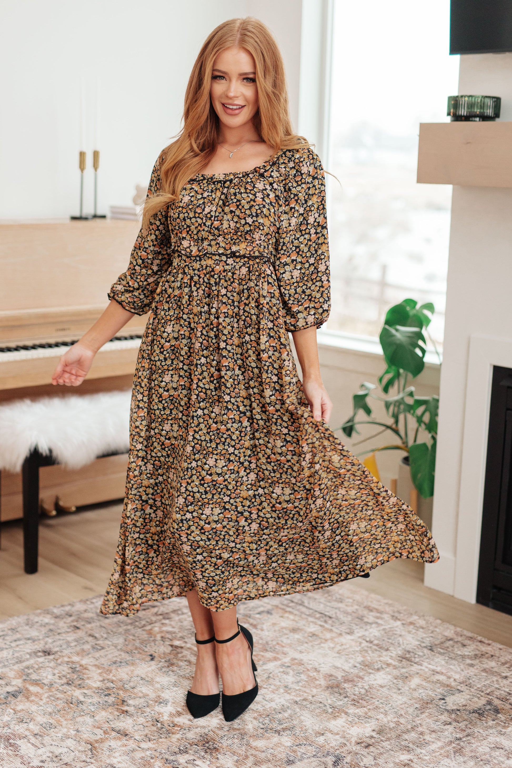 Ever So Briefly Floral Maxi Dress Ave Shops