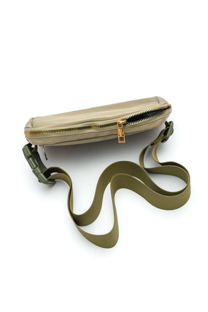 Everywhere I Go Crossbody Belt Bag in Olive Ave Shops