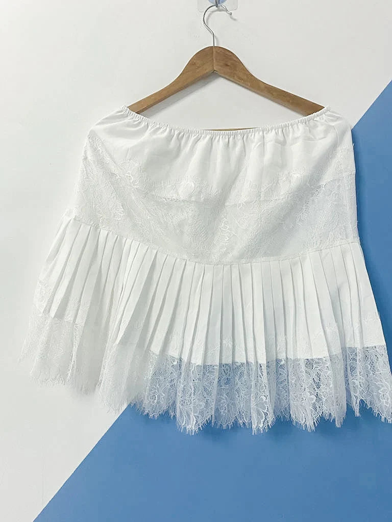 PREORDER: Viviane Lace Slip Skirt in Two Colors Ave Shops