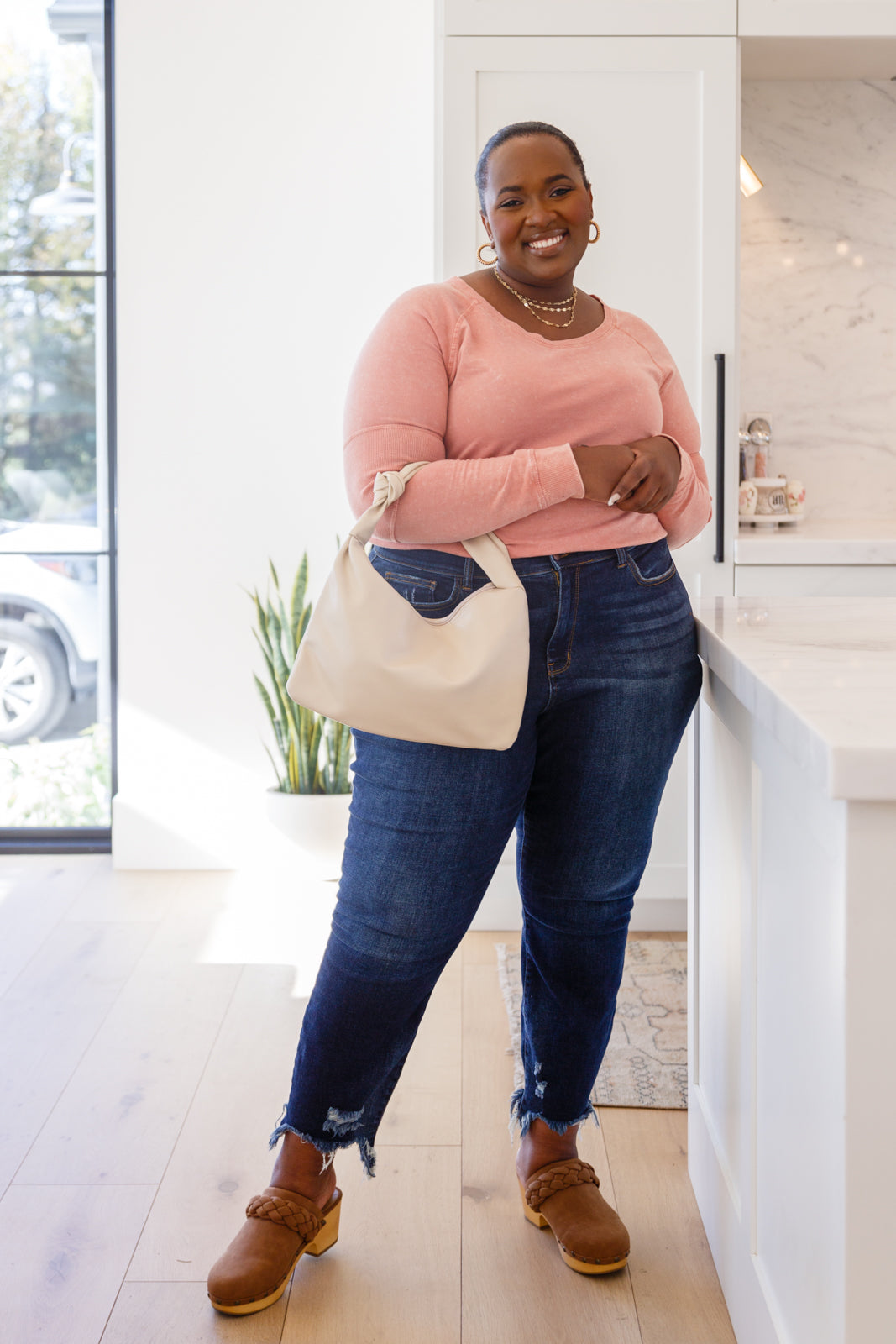 Fun Beginnings Raglan Top In Dusty Mauve Ave Shops