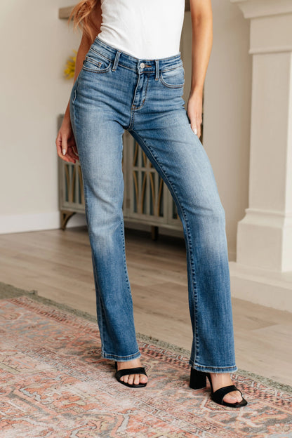 Genevieve Mid Rise Vintage Bootcut Jeans Ave Shops