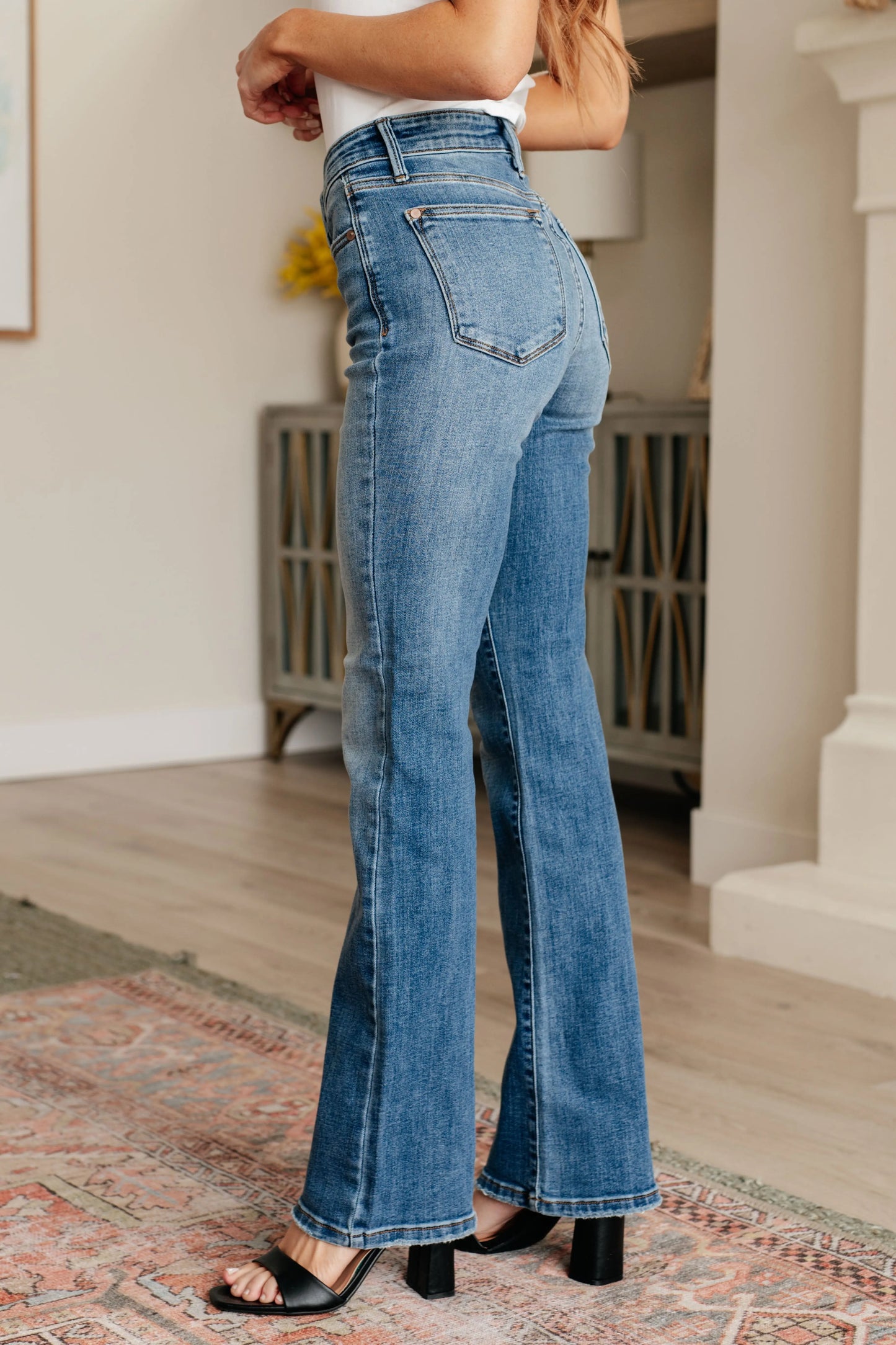 Genevieve Mid Rise Vintage Bootcut Jeans Ave Shops