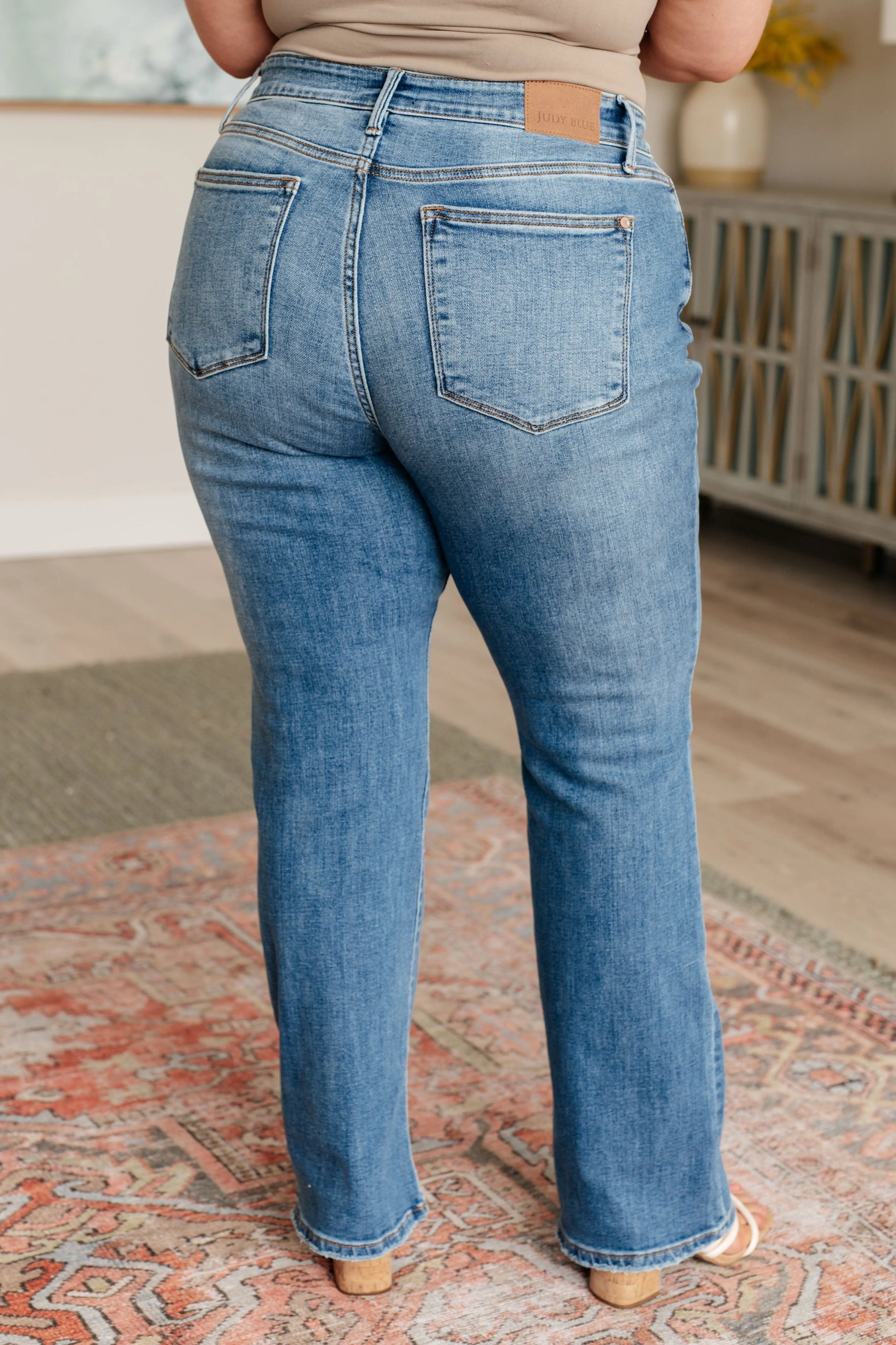 Genevieve Mid Rise Vintage Bootcut Jeans Ave Shops